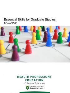 Essential Skills for Graduate Studies (HPE) book cover
