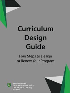 Curriculum Design Guide book cover