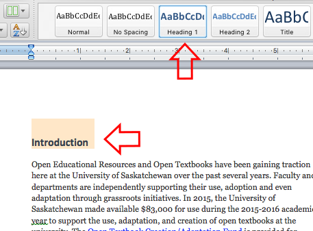 Figure 18.1 Step 1 Set up your docx file