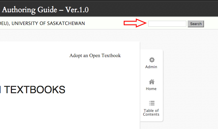 Figure 24.2 Type the word in the Search field in the top right corner and click Search