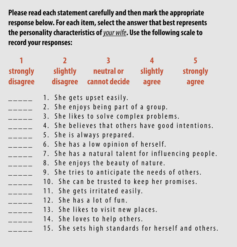 neo personality inventory