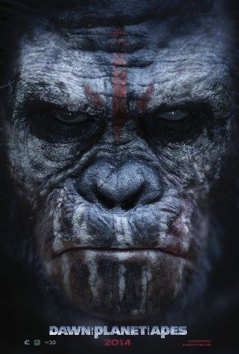"Dawn of the Planet of the Apes" movie poster
