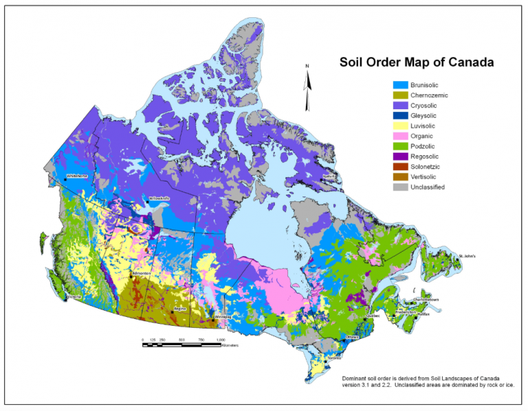 Soil Classification and Distribution – Digging into Canadian Soils